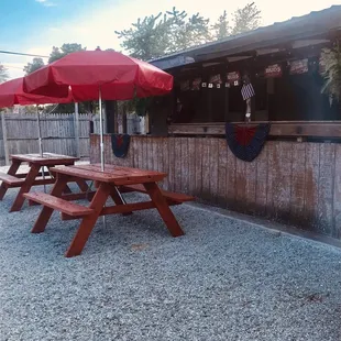 The patio... Where the magic happens!