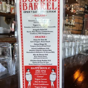 Happy Hour Menu 6/2022