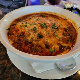 Cracked pepper  soup.