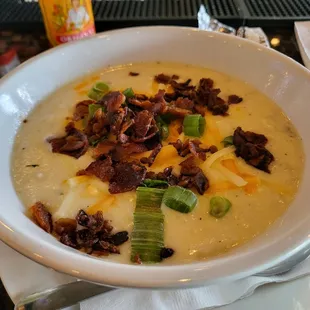 Loaded baked potato  soup.