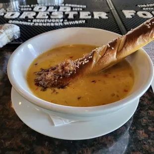 Beer cheese soup.