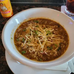 Kale and sausage soup.
