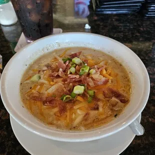 Loaded potato  soup