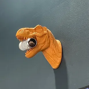 Beerasaurus Rex above the bar