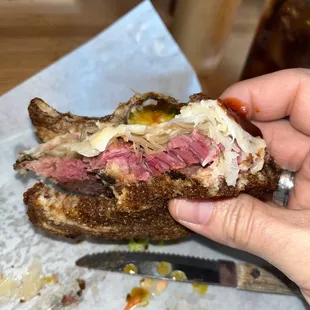 Smoked Corned Beef Reuben was great!