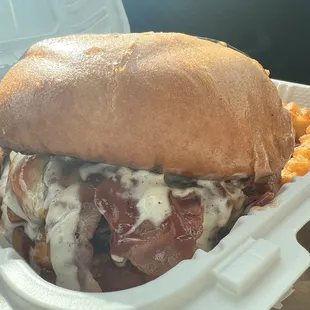 Single Western Ranch Burger