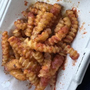 Sriracha fries