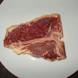 a piece of steak on a plate