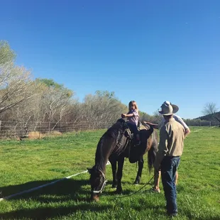 Pony ride at one of our Open Ranch Events