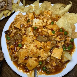 Mapo Tofu Nachos