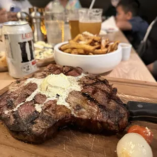 Now, that's a Porter house steak.  droolworthy
