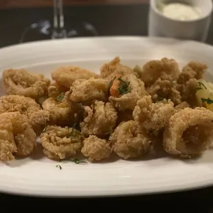 Crispy Calamari and Rock Shrimp