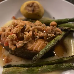 Quick Smoked Salmon w/Crawfish Etoufee