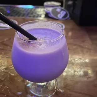 Ube frozen cocktail