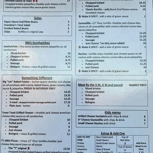 Updates menu 1/1/2024