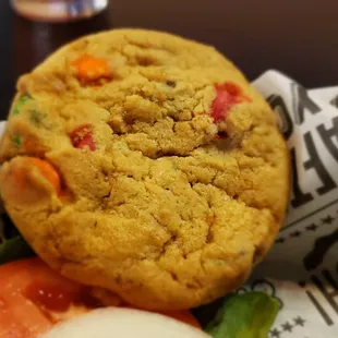 a sandwich and pickle