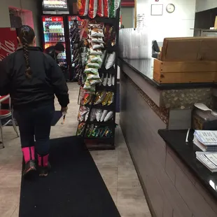 A normal neighborhood type pizza place with good food.