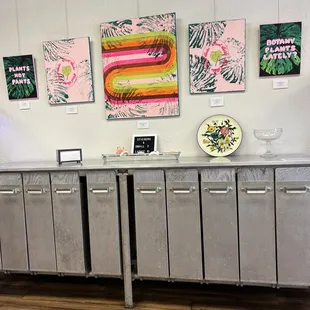 artwork on the wall