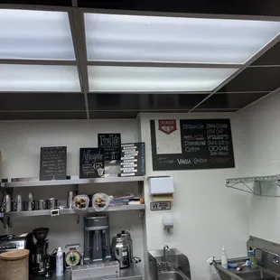 a man in a kitchen