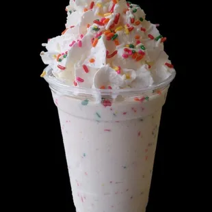 Birthday cake milkshake