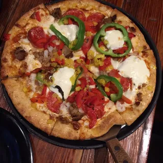 The Loaded Double Dog Pizza