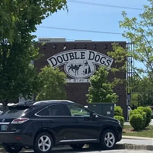 outside