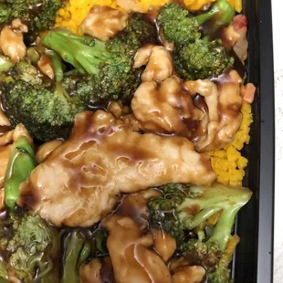 Chicken &amp; broccoli combination