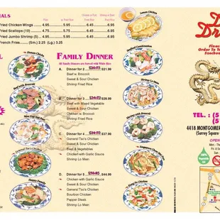 menu, sushi and sashimi