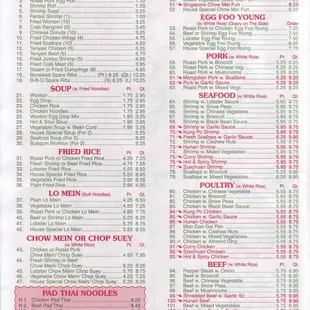 Double Dragon Norwood Menu from Jan 2015 Page 2