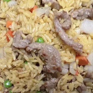 Beef fried rice