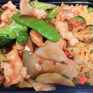 Chicken with Mixed Vegetable Combo