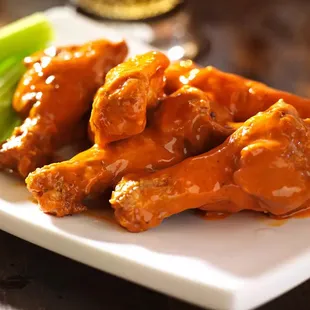 Flavored Wings, hot, bbq, teriyaki, hot lemon pepper, or honey lemon pepper