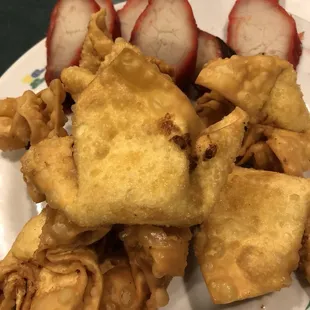 Crab puff wasn&apos;t bad either but the BBQ pork was very dry
