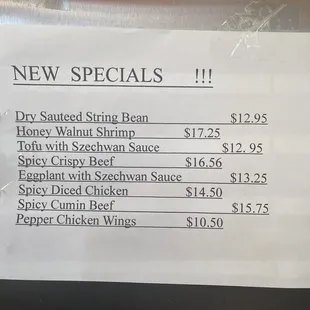 They have traditional Chinese food now!