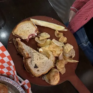 Grilled ham and cheese