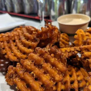 Sweet potato waffle fries