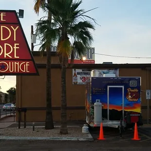 Today was our very 1st day setting up on our brand new food trailer.