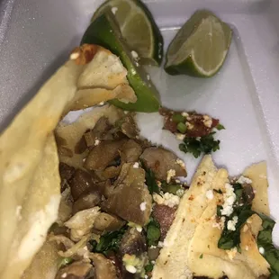 This is chicken ??? So dried and old it was more like jerky.