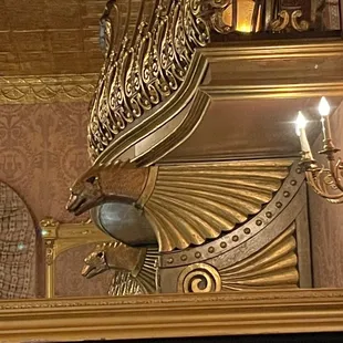 detail of the clock