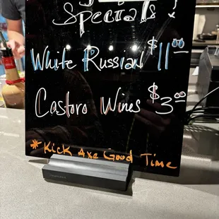 White Russian was the best!