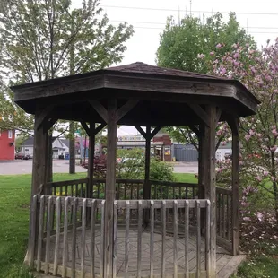 Gazebo to enjoy ur ice cream