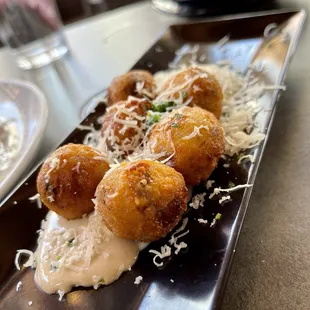 Truffle Risotto Balls yum!