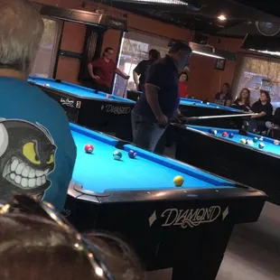 billiards and pool tables