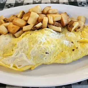 Very tasty but the omlet fillings are all in the middle which annoys me a little!