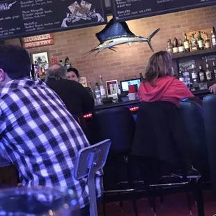 people sitting at the bar