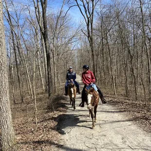 The trails were beautiful, I could only image it in the fall time!