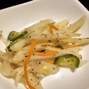 Potato   banchan was delish.