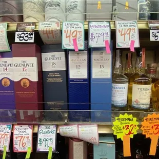 1. Glenlvet all years  2. Macallan 12  2. Macallan 15