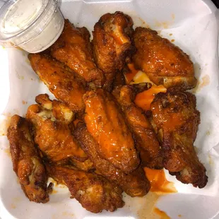 10 Spicy Buffalo Hot Wings - Highly Recommended!