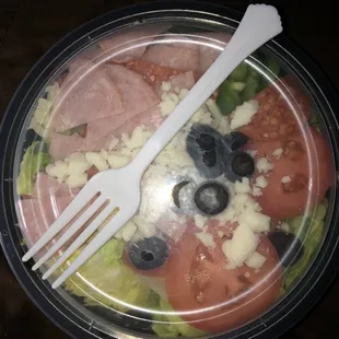 Antipasto - this packed container was fresh and very tasty!!
